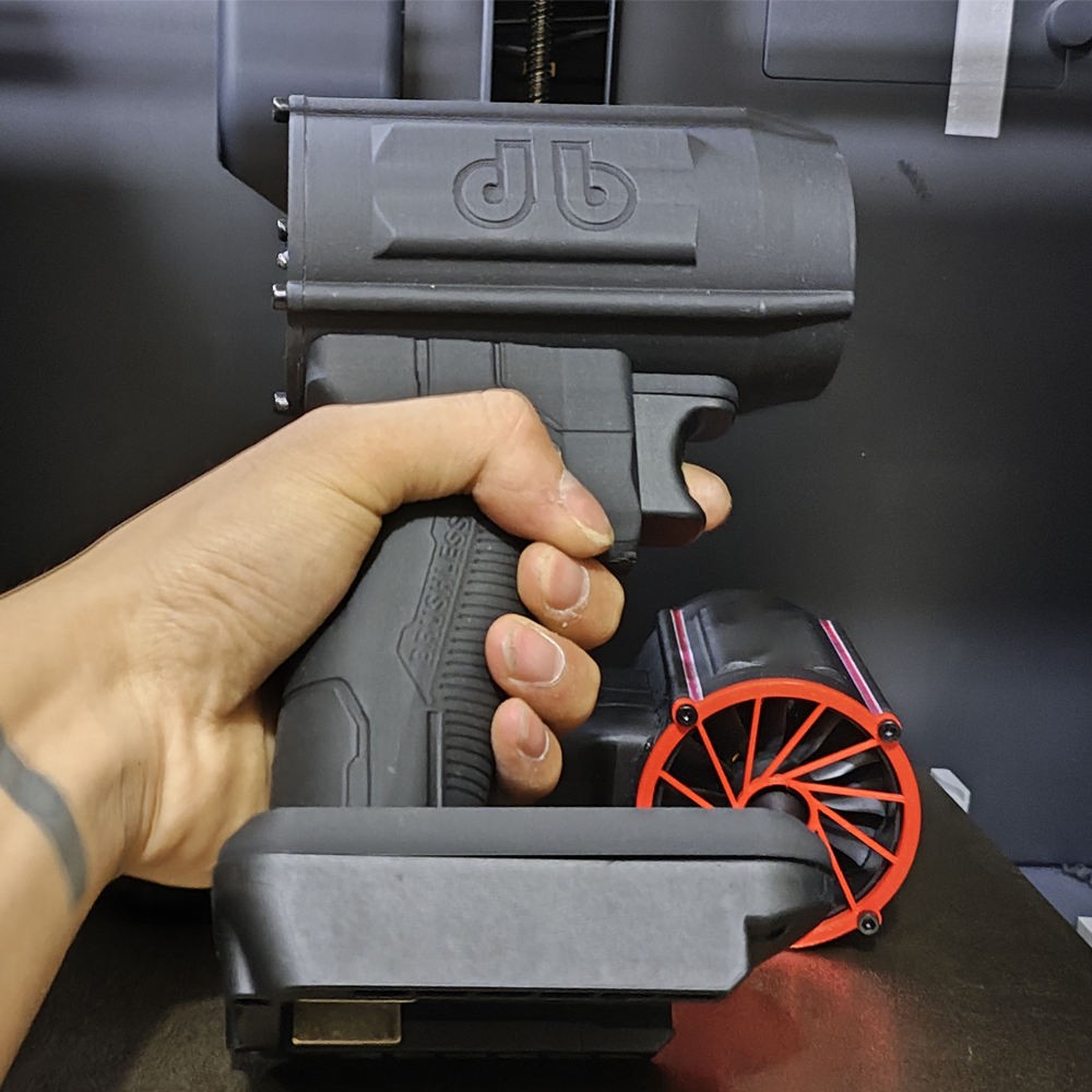 Powerful Cordless Turbo Fan for Dewalt/Makita/Milwaukee (18/20V): Car Washing, Blowing, and More