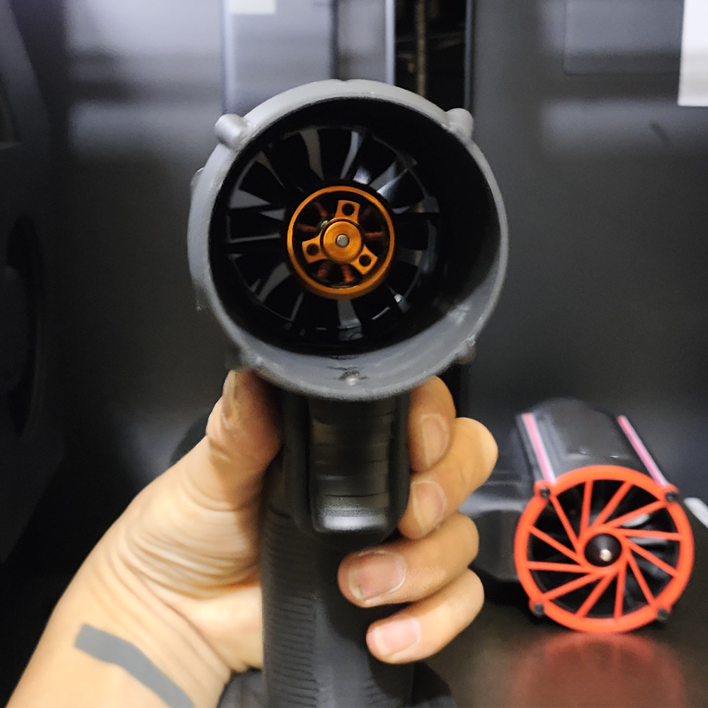 Powerful Cordless Turbo Fan for Dewalt/Makita/Milwaukee (18/20V): Car Washing, Blowing, and More