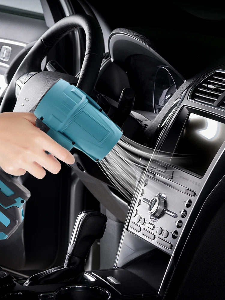 Powerful XL Brushless Turbo Fan for Dewalt/Makita/Milwaukee (18/20V): Car Washing, Blowing, and More
