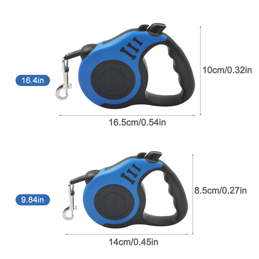Durable Automatic Retractable Nylon Dog Leash