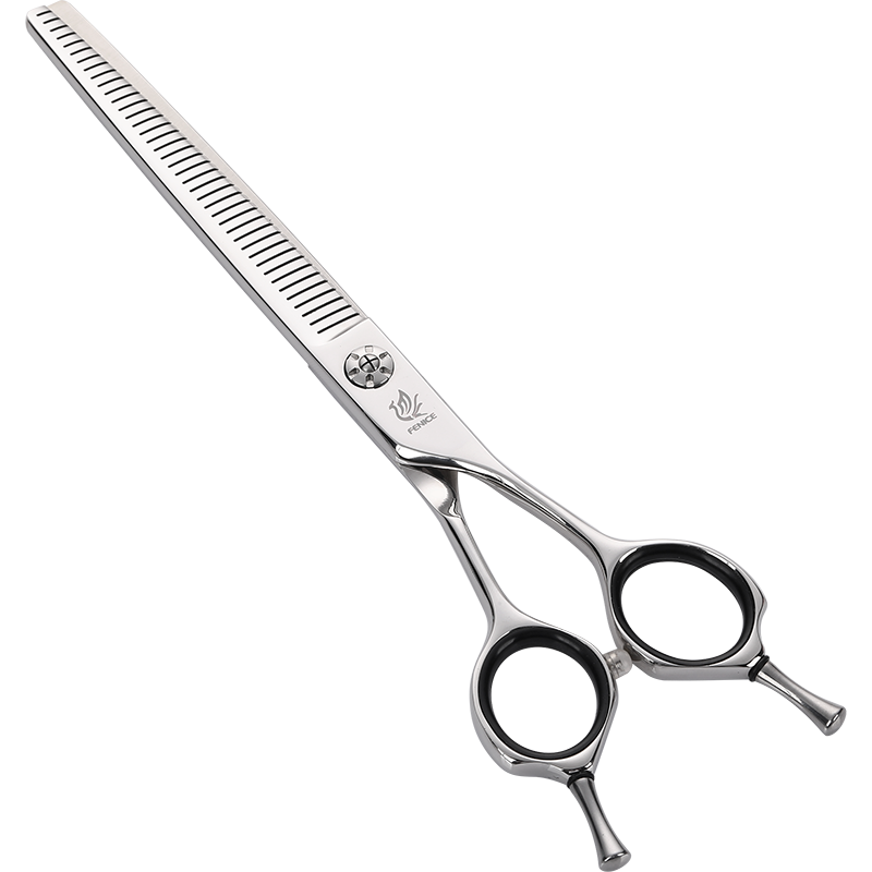 Fenice 7-Inch Professional Dog Grooming Scissors (70-80% Thinning Rate)