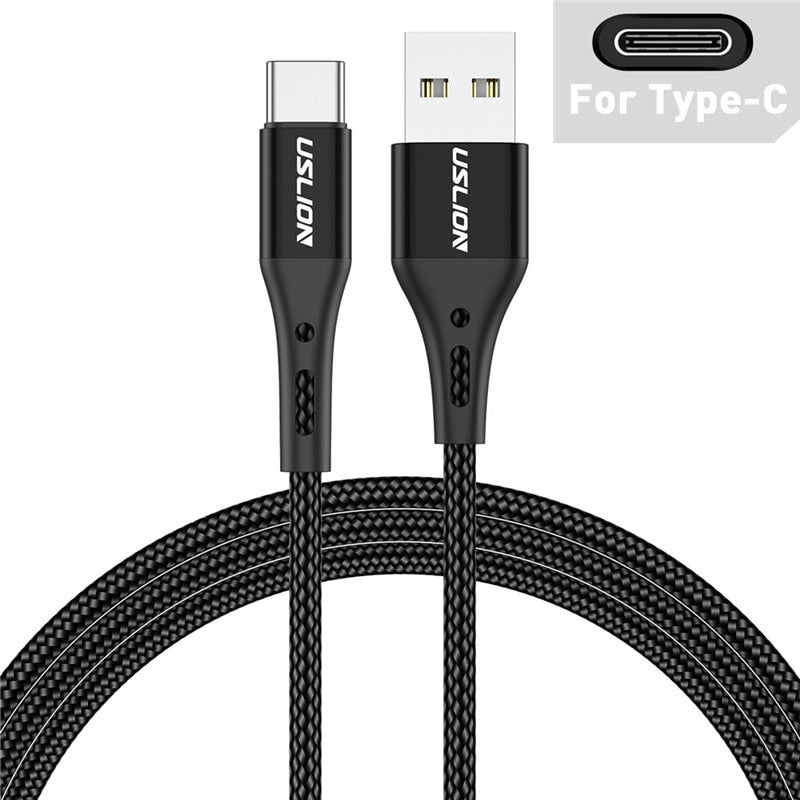 Cable USB tipo C a micro USB de carga rápida de 3 A