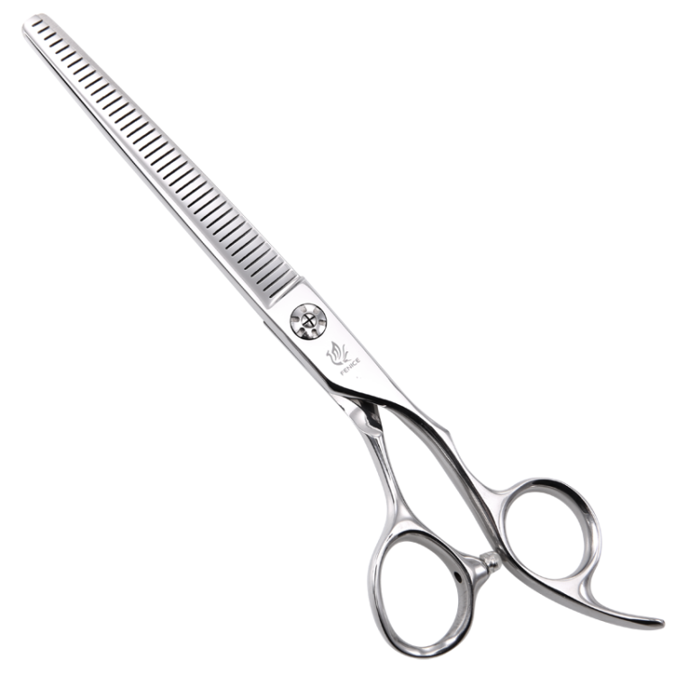 Fenice 7-Inch Professional Dog Grooming Scissors (70-80% Thinning Rate)