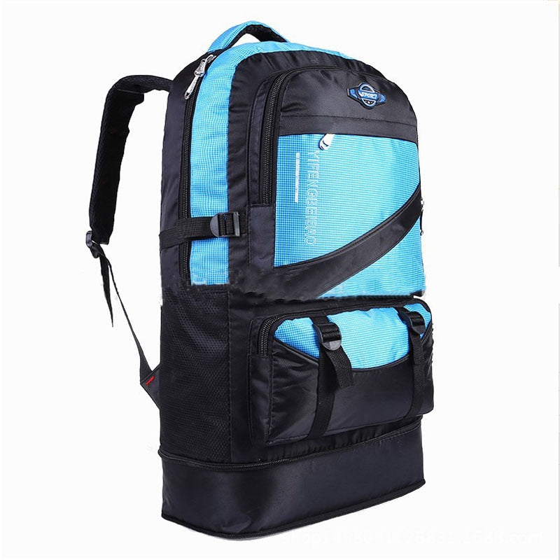Waterproof Nylon Backpack for Hiking, Camping, and Outdoor Adventures