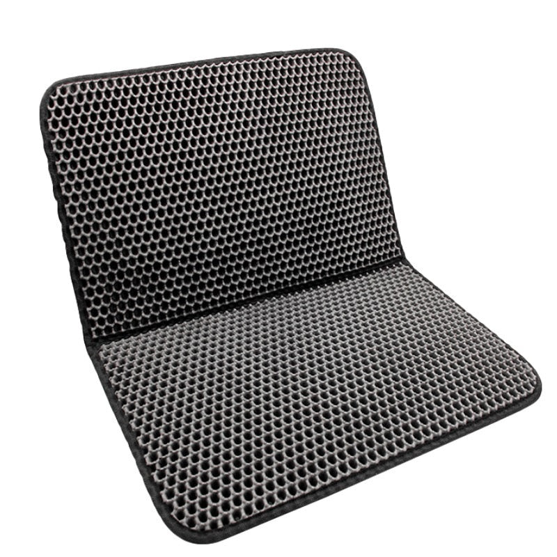 Waterproof Double-Layer Pet Litter Mat with Non-Slip Grip (Washable)
