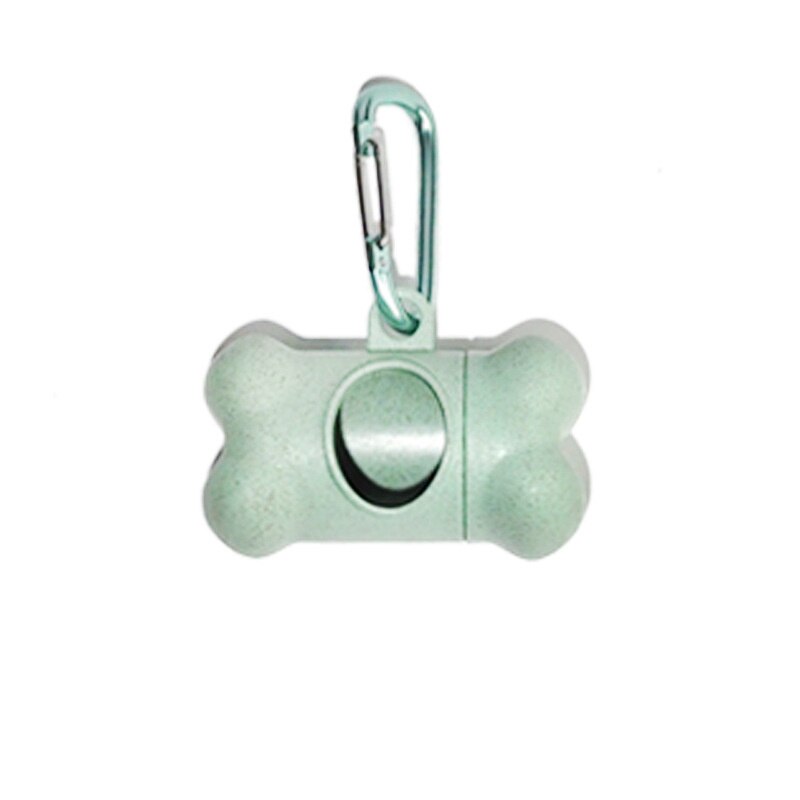 Bone-Shaped Dog Poop Bag Dispenser with Waste Carrier
