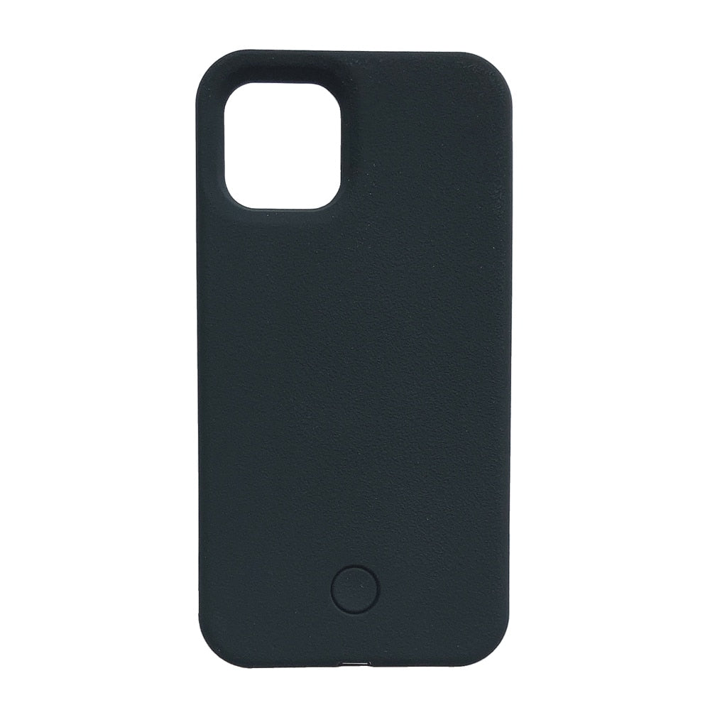 Luminous Phone Case with Selfie Light for iPhone 14/13/12/11/XS/XR/7/8/Plus