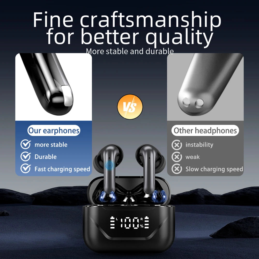 Wireless Noise-Canceling Headphones with Real-Time Translation (144 Languages)