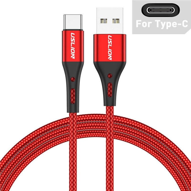 Cable USB tipo C a micro USB de carga rápida de 3 A