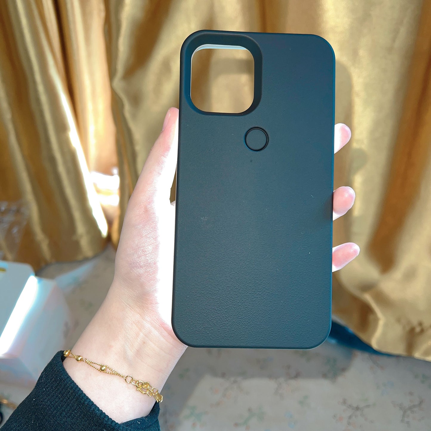 Luminous Phone Case with Selfie Light for iPhone 14/13/12/11/XS/XR/7/8/Plus