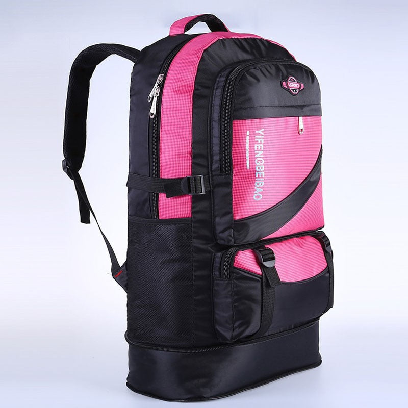 Waterproof Nylon Backpack for Hiking, Camping, and Outdoor Adventures
