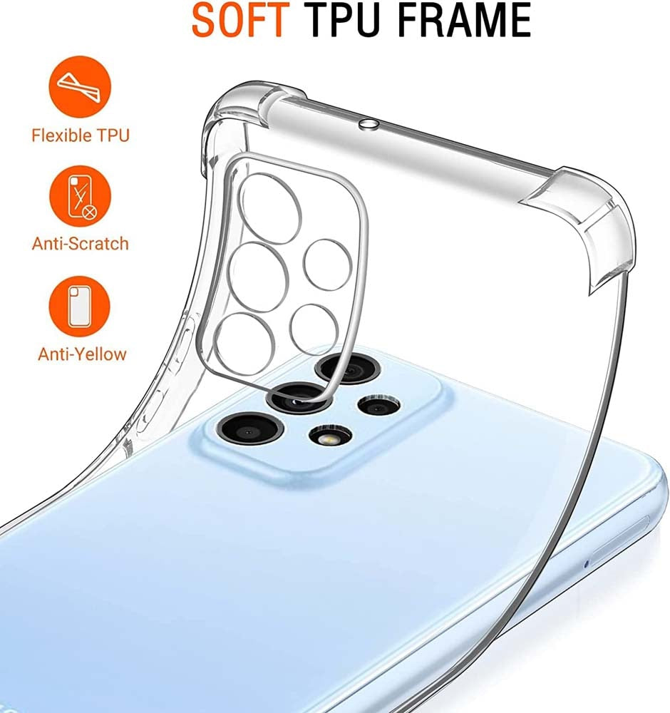 Clear Shockproof Case for Samsung Galaxy A23/A13/A33/A73/A53 (5G)