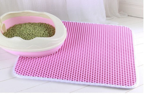 Waterproof Double-Layer Pet Litter Mat with Non-Slip Grip (Washable)