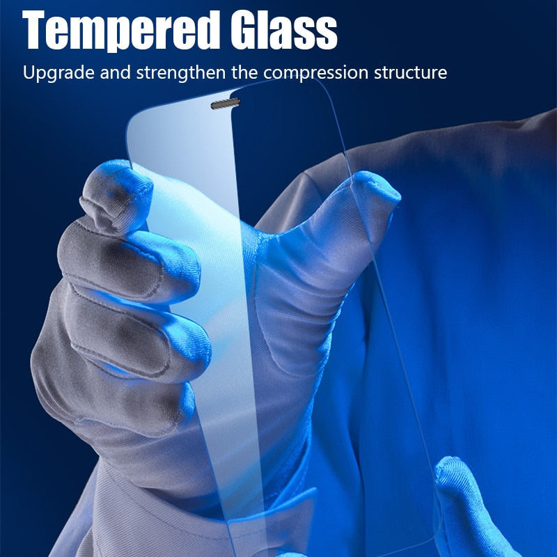 Tempered Glass Screen Protector for iPhone 14/13/12/11/XS/XR/7/8/6/6S/Plus/SE (2020/2022)
